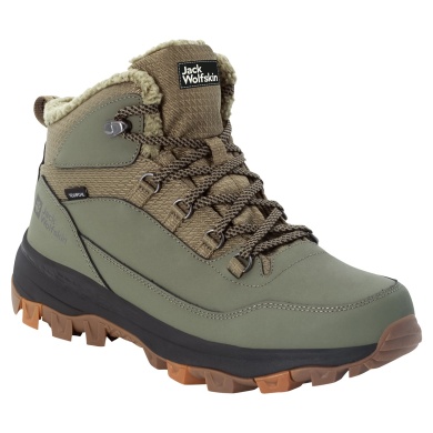 Jack Wolfskin Winterschuhe Everquest Mid Texapore (warm, wasserdicht, PFC-Frei) khakigrün Herren